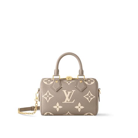 lv cream|Speedy Bandoulière 20 雙色 Monogram Empreinte 皮革 .